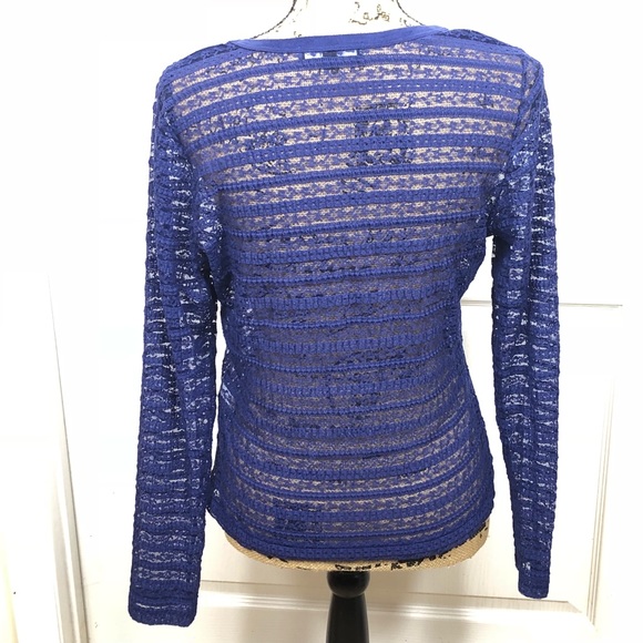 Karen Kane Lace Blouse Size Large - Picture 4 of 5